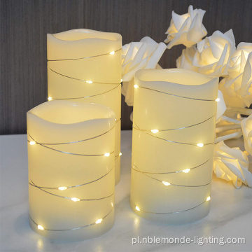 Zestaw dekoracji domowej Flimeless LED świece